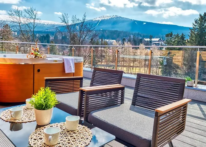 Apartmán Z Basenem I Saunami Stone Hill Vip Centrum By Royal Aparts Sklářská Poruba